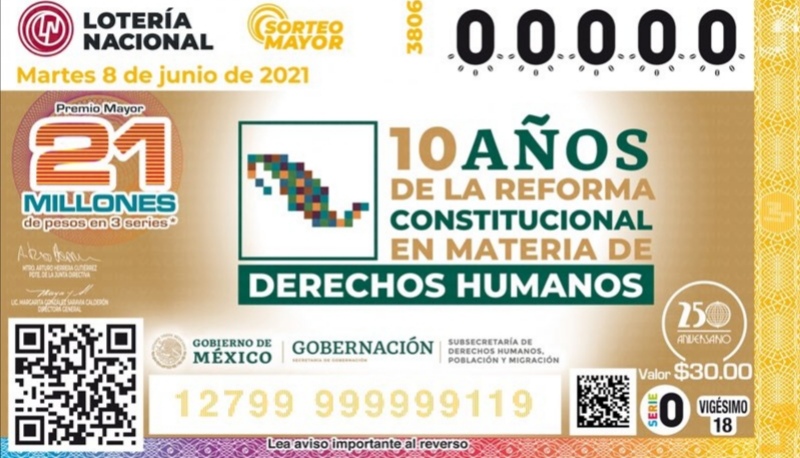 Mérida se lleva el tercer lugar de la Lotería Nacional