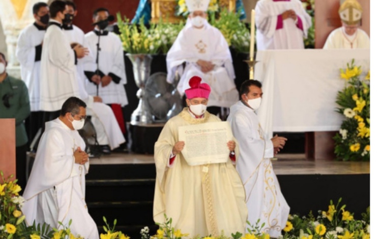 Asiste Mauricio Vila a la ordenación como Nuncio Apostólico de Monseñor Fermín Sosa Rodríguez