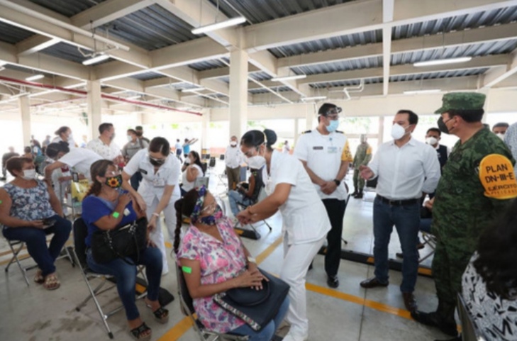 Yucatán, tercer estado con más vacunas aplicadas contra el coronavirus