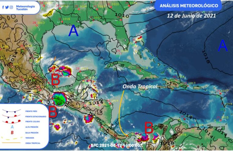 Pronostican formación ciclónica al occidente de la Península de Yucatán