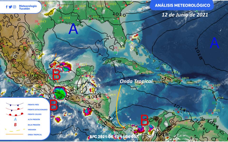 Pronostican formación ciclónica al occidente de la Península de Yucatán