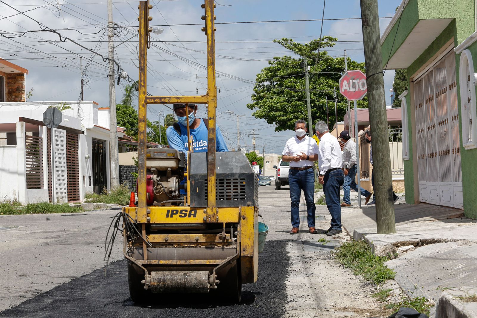 Especial énfasis del Ayuntamiento en los trabajos de bacheo