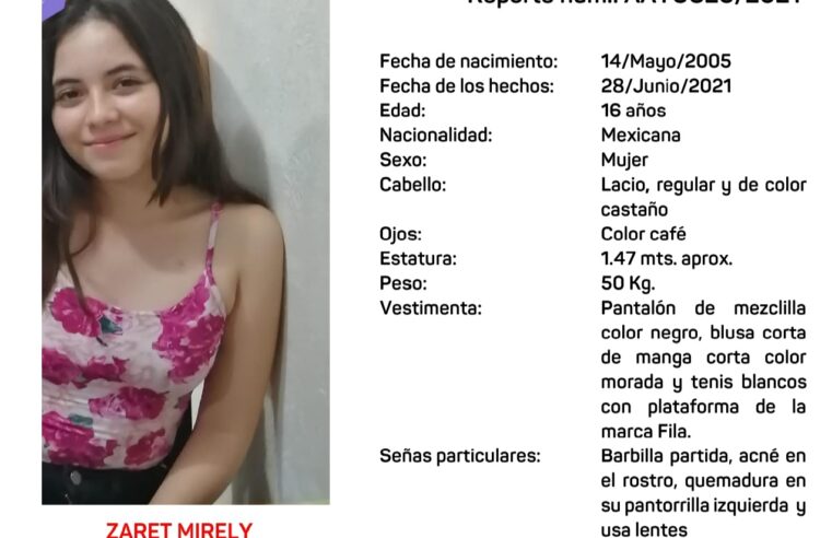Se busca adolesnte desaparecida en Chicxulub Pueblo