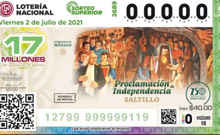 Campeche se lleva el segundo lugar de la Lotería Nacional