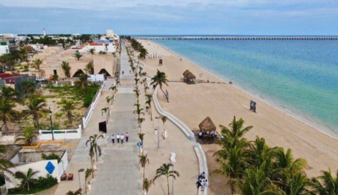 Entrega Mauricio Vila la segunda etapa de la modernización del malecón de Progreso