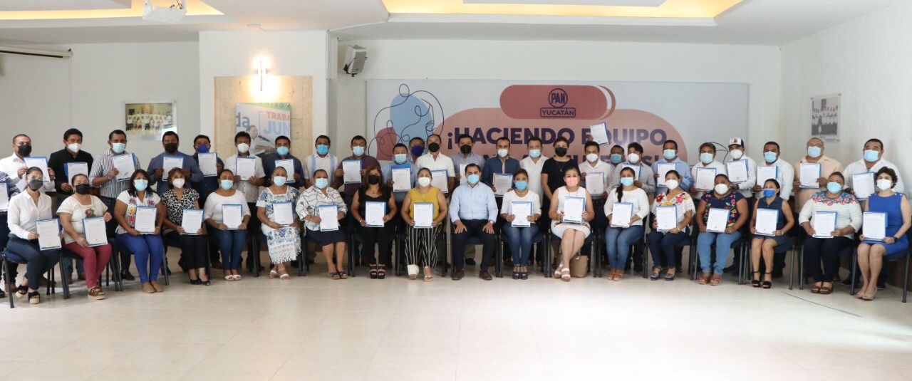 Próximos alcaldes electos del PAN Yucatán se comprometen a hacer equipo con las mujeres