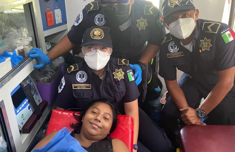 Nace un niño en una ambulancia de la SSP Yucatán