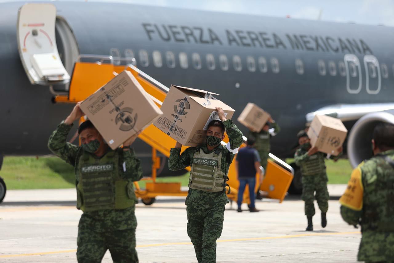 Llegan a Yucatán más vacunas contra el Coronavirus