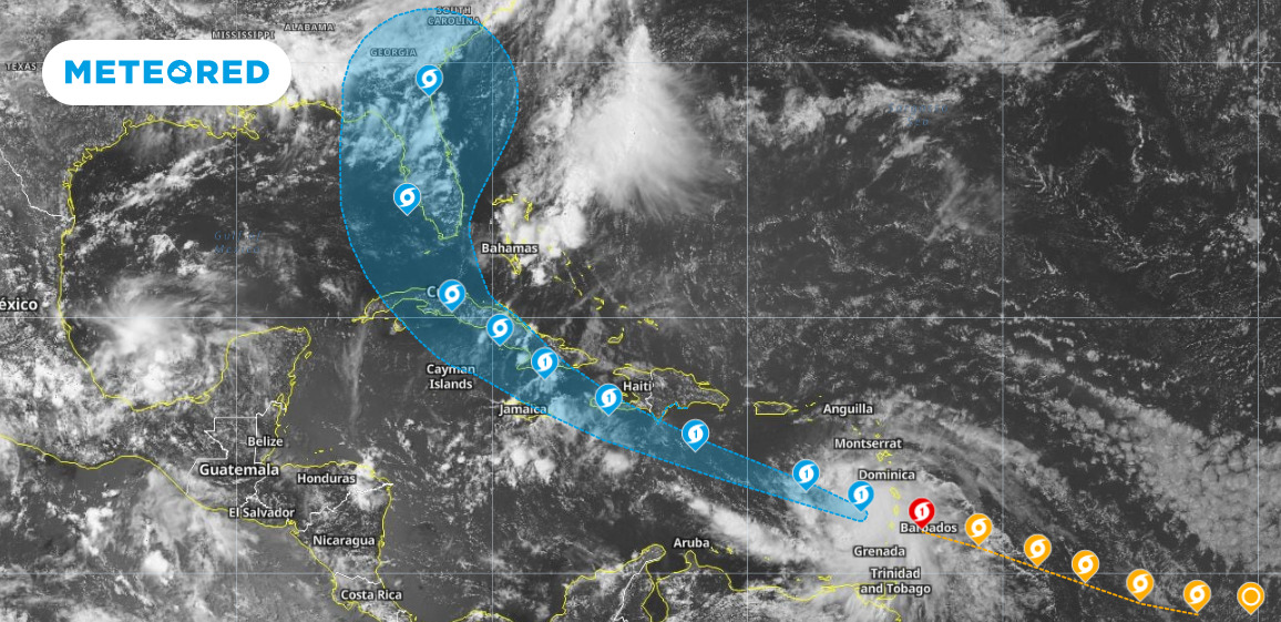 Huracán Elsa amenaza islas del Caribe