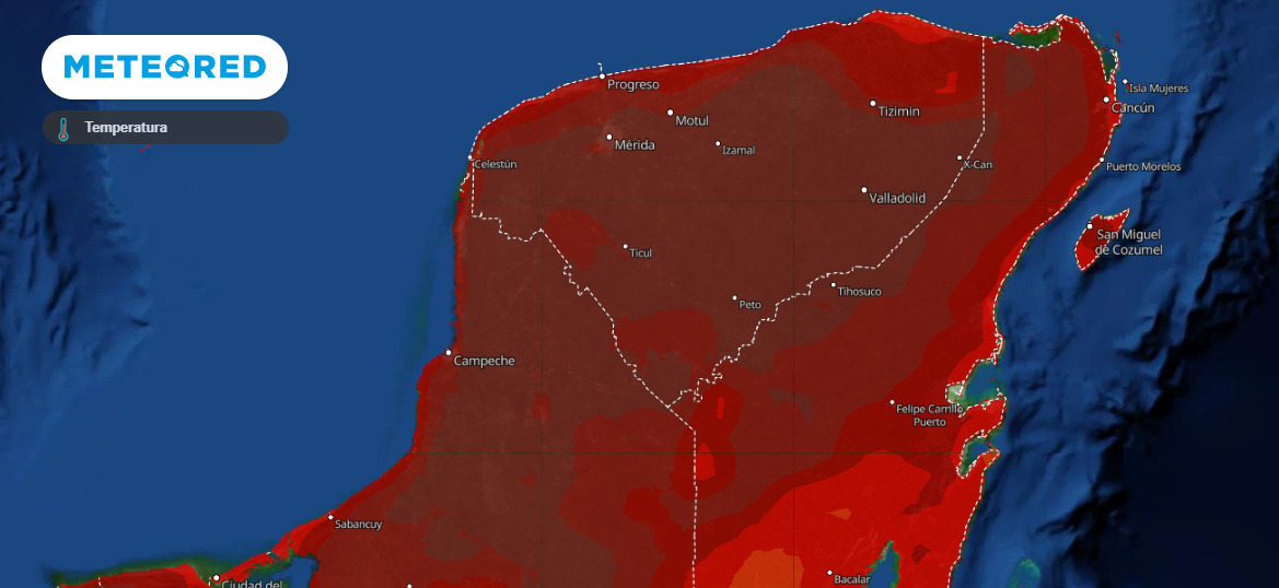 Yucatán vive días de intenso bochorno