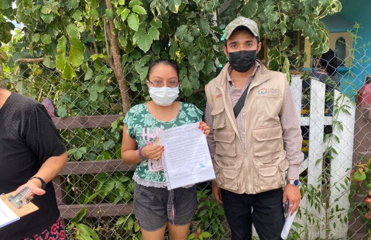 Avanzan acuerdos con familias a relocalizar en la ruta del Tren Maya