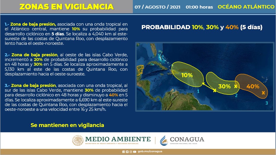 Viene periodo más activo de la temporada de ciclones tropicales