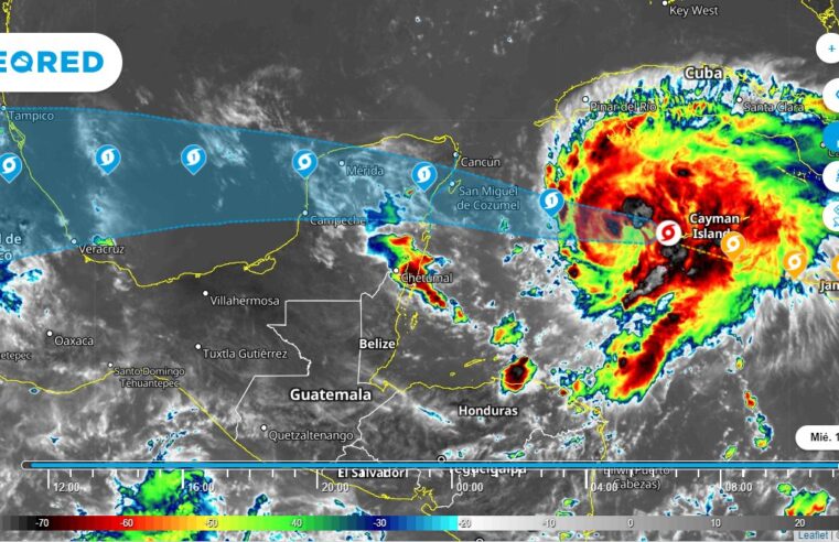 Grace se convierte en huracán y enfila hacia la Península de Yucatán