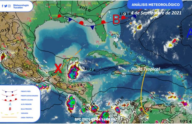Pronostican inestable tarde en Yucatán