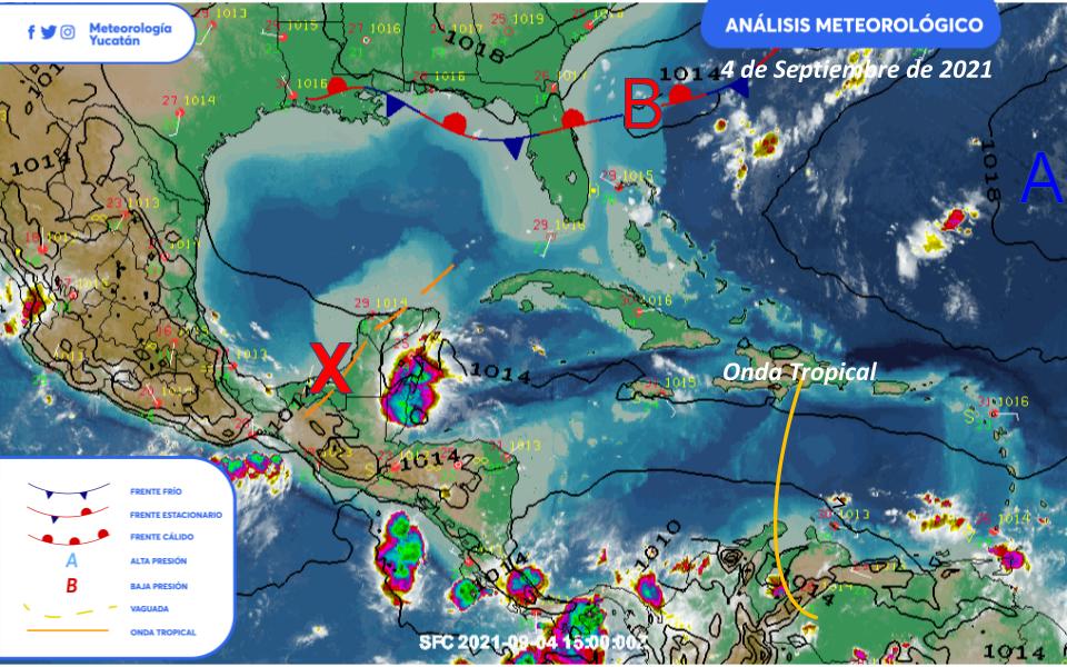 Pronostican inestable tarde en Yucatán