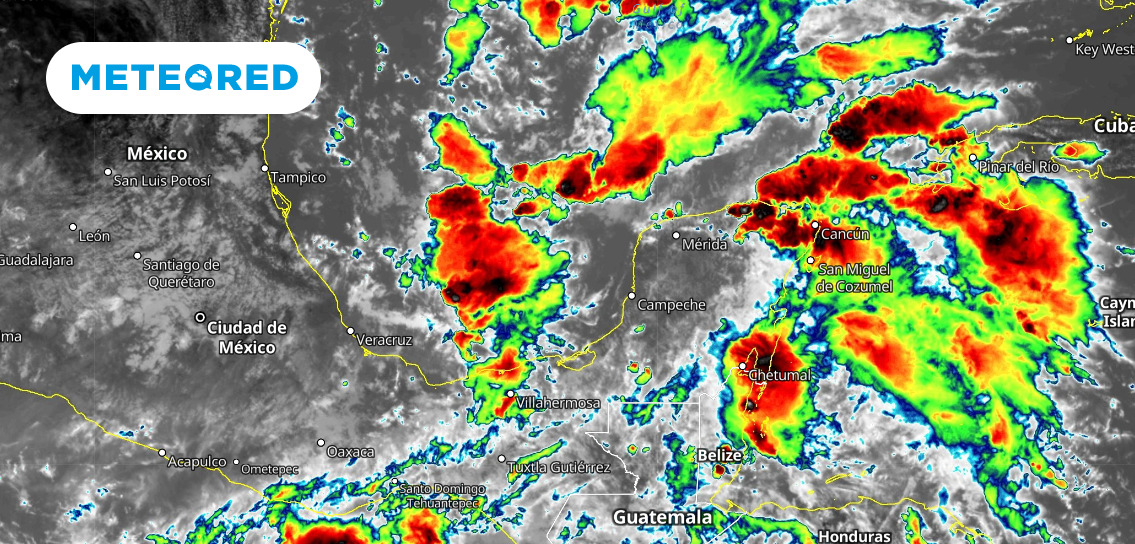 Fin de semana con lluvias intensas y posible ciclón en el Golfo de México