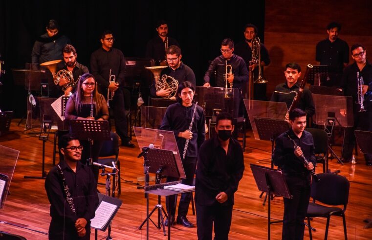 Banda Sinfónica ‘Luis Fernando Luna Guarneros’ ofrece conciertos en el Palacio de la Música