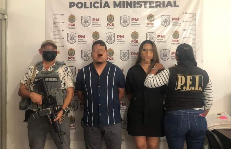 Capturan en Veracruz a pareja homicida de empresario radiofónico