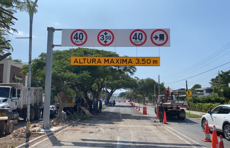 Colocan sistemas de drenaje en el Paso Deprimido