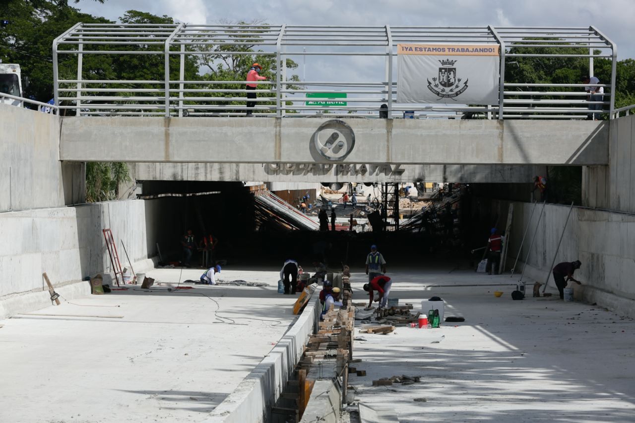 Avanza en su última etapa la rehabilitación del Paso Deprimido