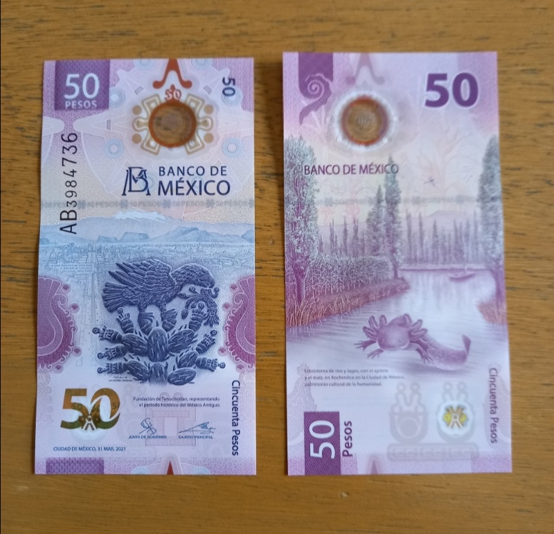 Banxico lanza nuevo billete de 50 pesos