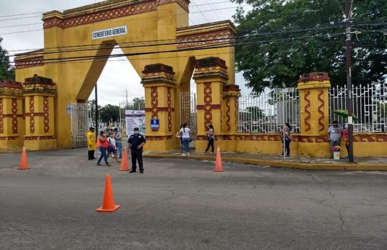 En marcha operativo de seguridad y tránsito en cementerios y mercados de Mérida