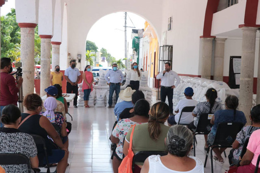 Gobierno de Mauricio Vila sigue apoyando a más familias con maíz para consumo