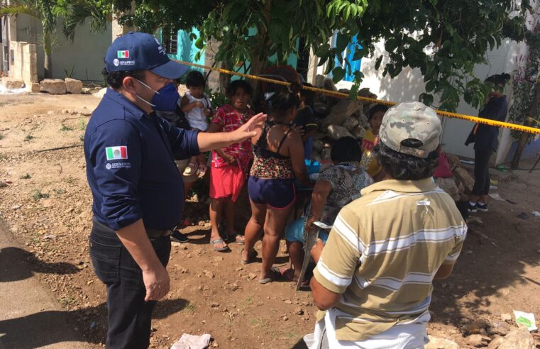 Pronta asistencia, a familias afectadas por incendio