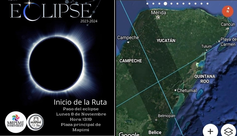 Eclipse de sol en la Península de Yucatán en 2023 Formal Prision