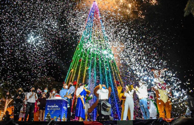 El Ayuntamiento de Mérida enciende la decoración navideña