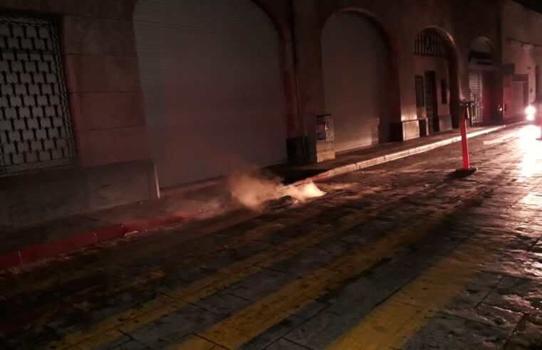 Explota registró subterráneo de la CFE en el centro de Mérida