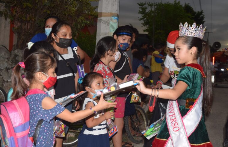 Renata González y ‘Regalando Sonrisas’ llevan felicidad a niños de Kimbilá