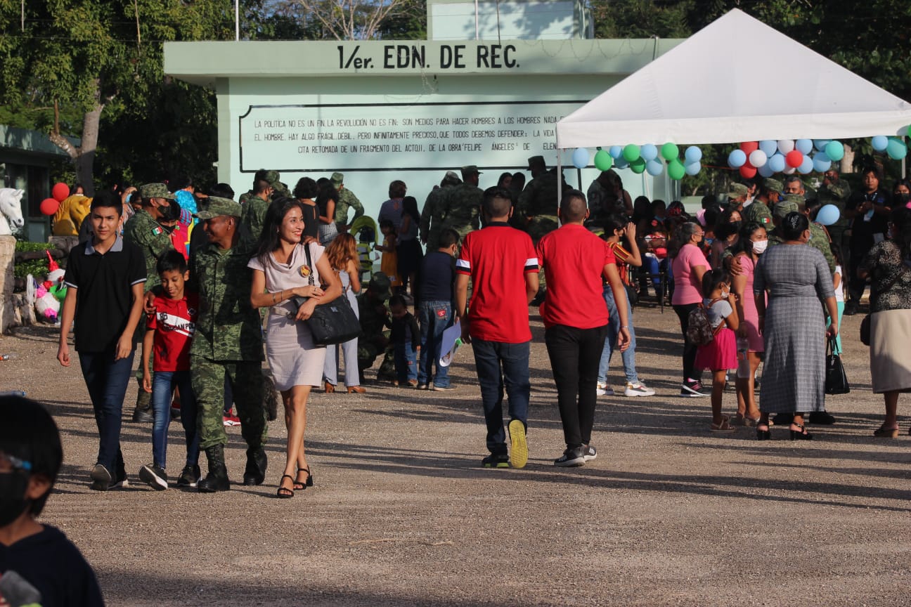 Regresan a Valladolid militares asignados a tareas fuera de Yucatán