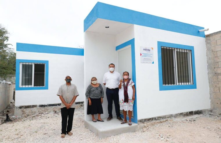 Más acciones de vivienda para la población vulnerable de Mérida