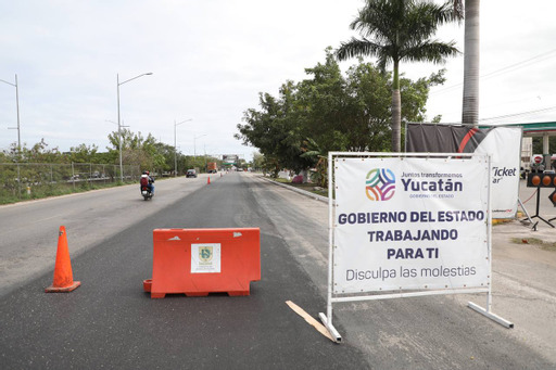 Avanza repavimentación en la zona sur del Periférico de Mérida