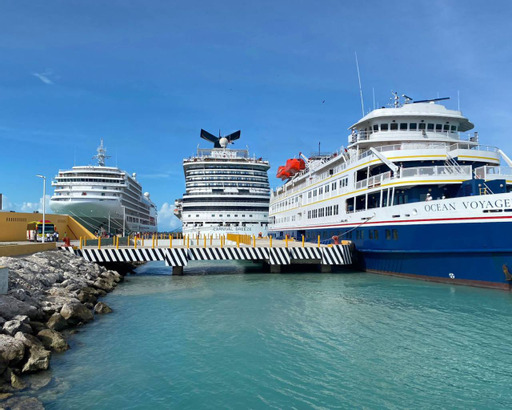 Excelente jornada turística en Yucatán: Llegan tres cruceros de lujo a Progreso