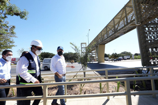 Supervisa Mauricio Vila obras en el Periférico de Mérida