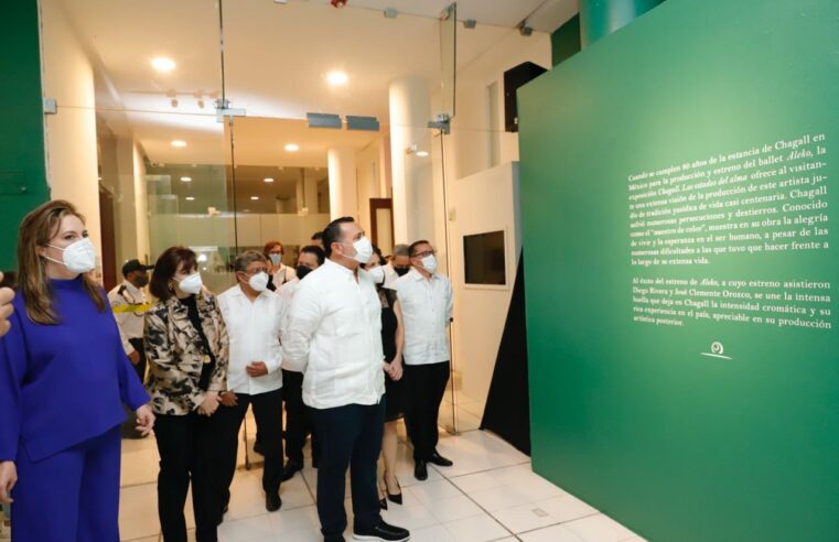 La obra de Marc Chagall comienza su itinerancia en Mérida