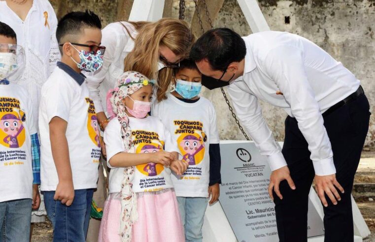 Primera piedra de albergue para niñas, niños y adolescentes con cáncer