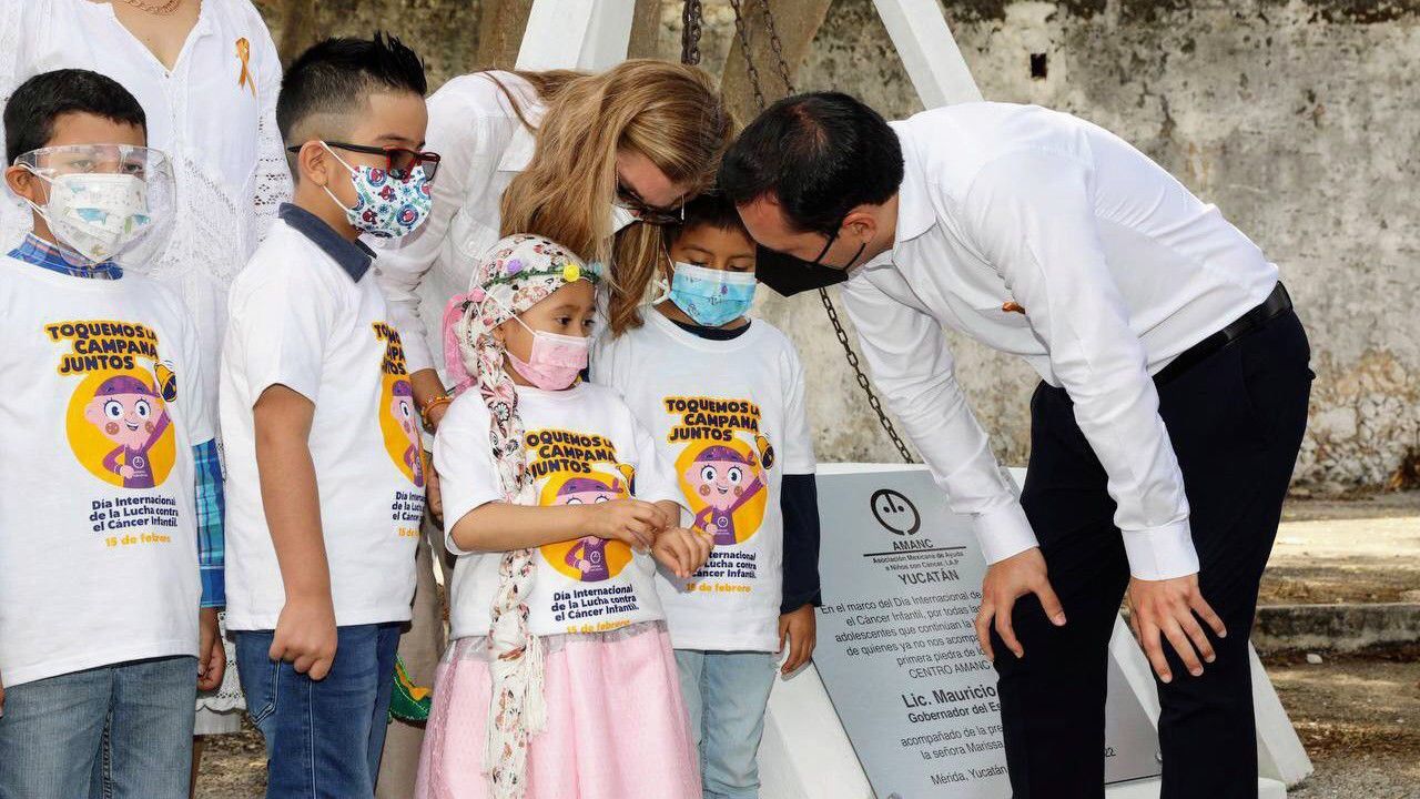 Primera piedra de albergue para niñas, niños y adolescentes con cáncer