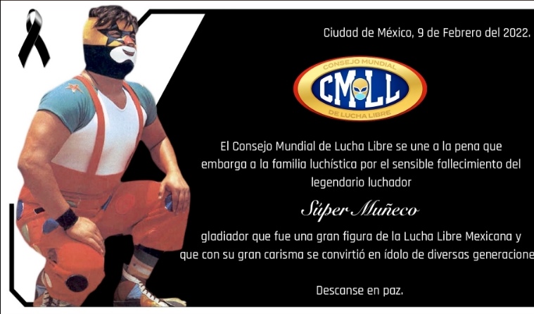 Luto en la lucha libre mexicana: fallece Súper Muñeco