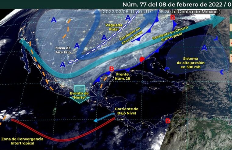 Pronostican lluvias fuertes en Yucatán a lo largo de este martes