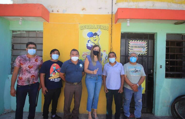 Compromiso de Cecilia Patrón con los cerrajeros y la seguridad en Yucatán
