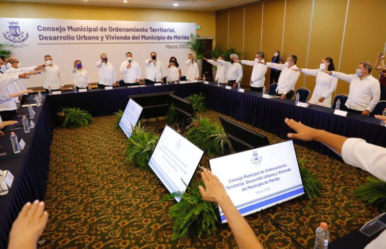 Toma de protesta del Consejo de Ordenamiento Territorial, Desarrollo Urbano y Vivienda