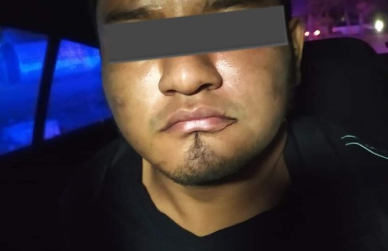 Otro mal ciudadano detenido por dañar paradero de autobuses Va y Ven*