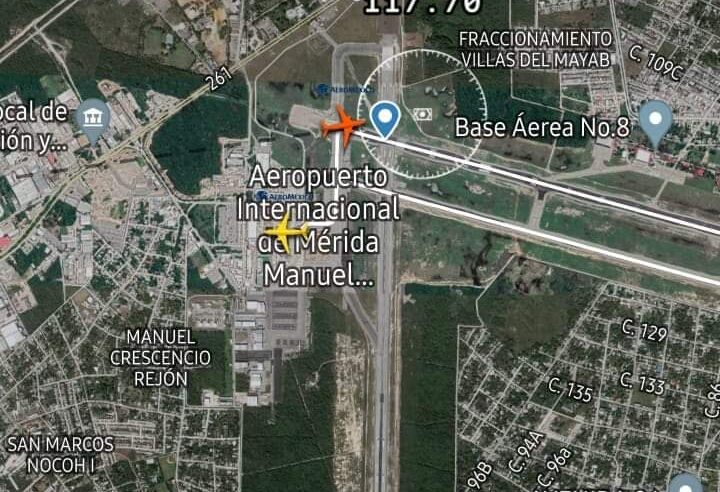 Incidente en vuelo de Aeroméxico en el aeropuerto de Mérida