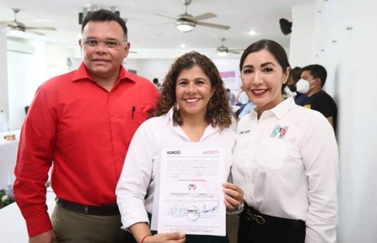 Rolando Zapata atestigua registro de la candidata del PRI a la gubernatura de Q. ROO