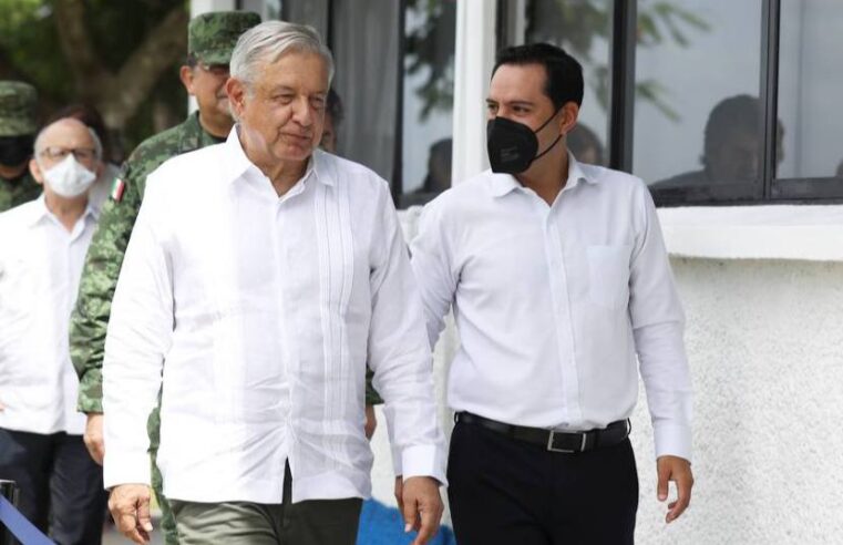 Todo el terreno de «La plancha» será un parque, acuerdan Mauricio Vila y López Obrador