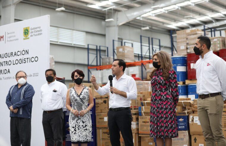 Mauricio Vila Dosal  inaugural buevo Centro Logístico en Mérida