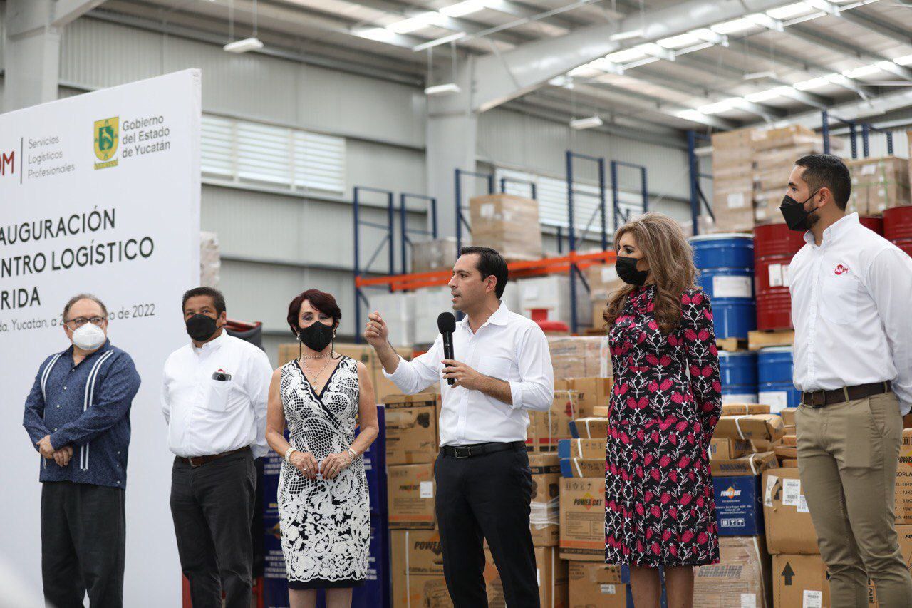 Mauricio Vila Dosal  inaugural buevo Centro Logístico en Mérida